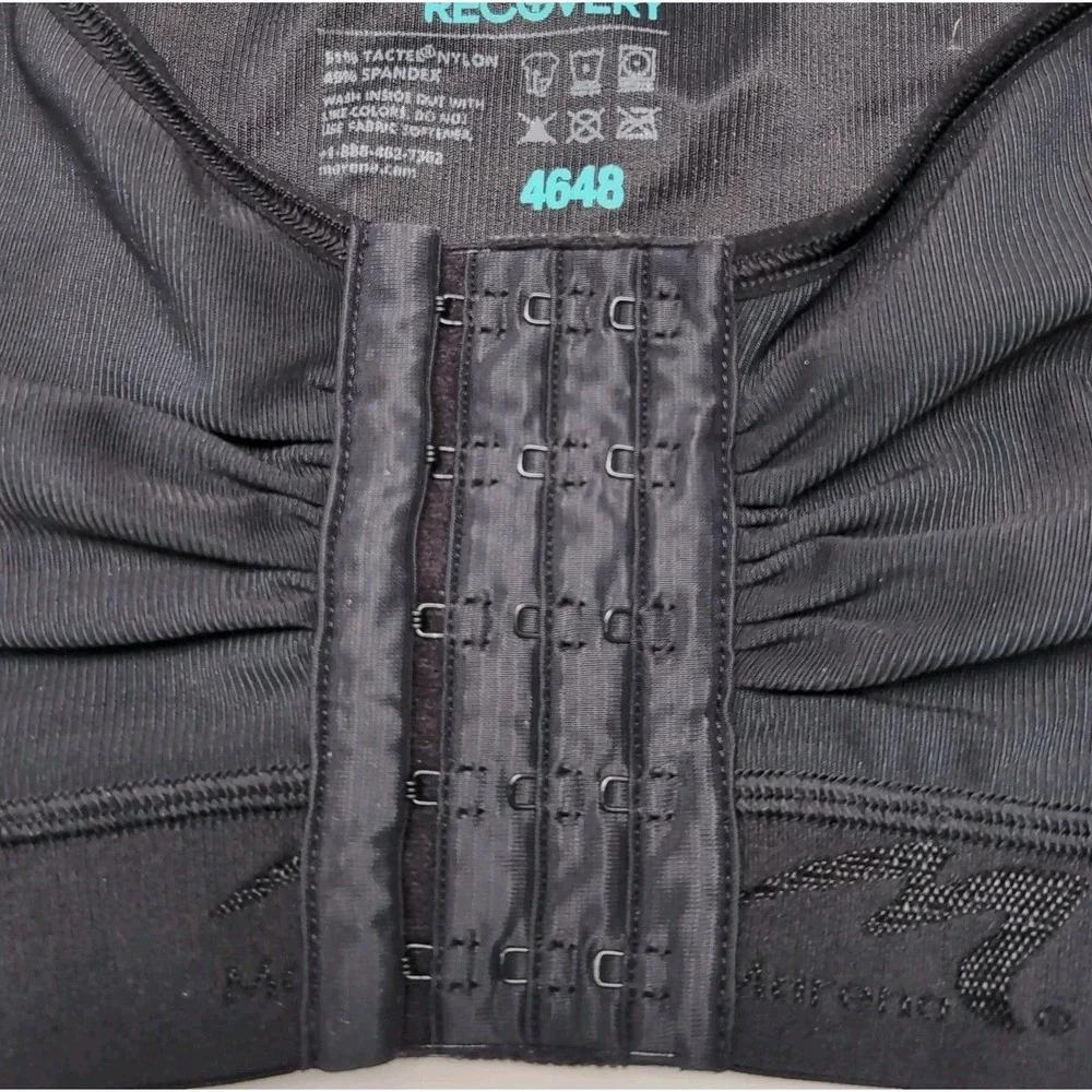 Marena Recovery Post Surgical Compression Bras Size 2XL 4648 Black Lot of 2 - Picture 5 of 5